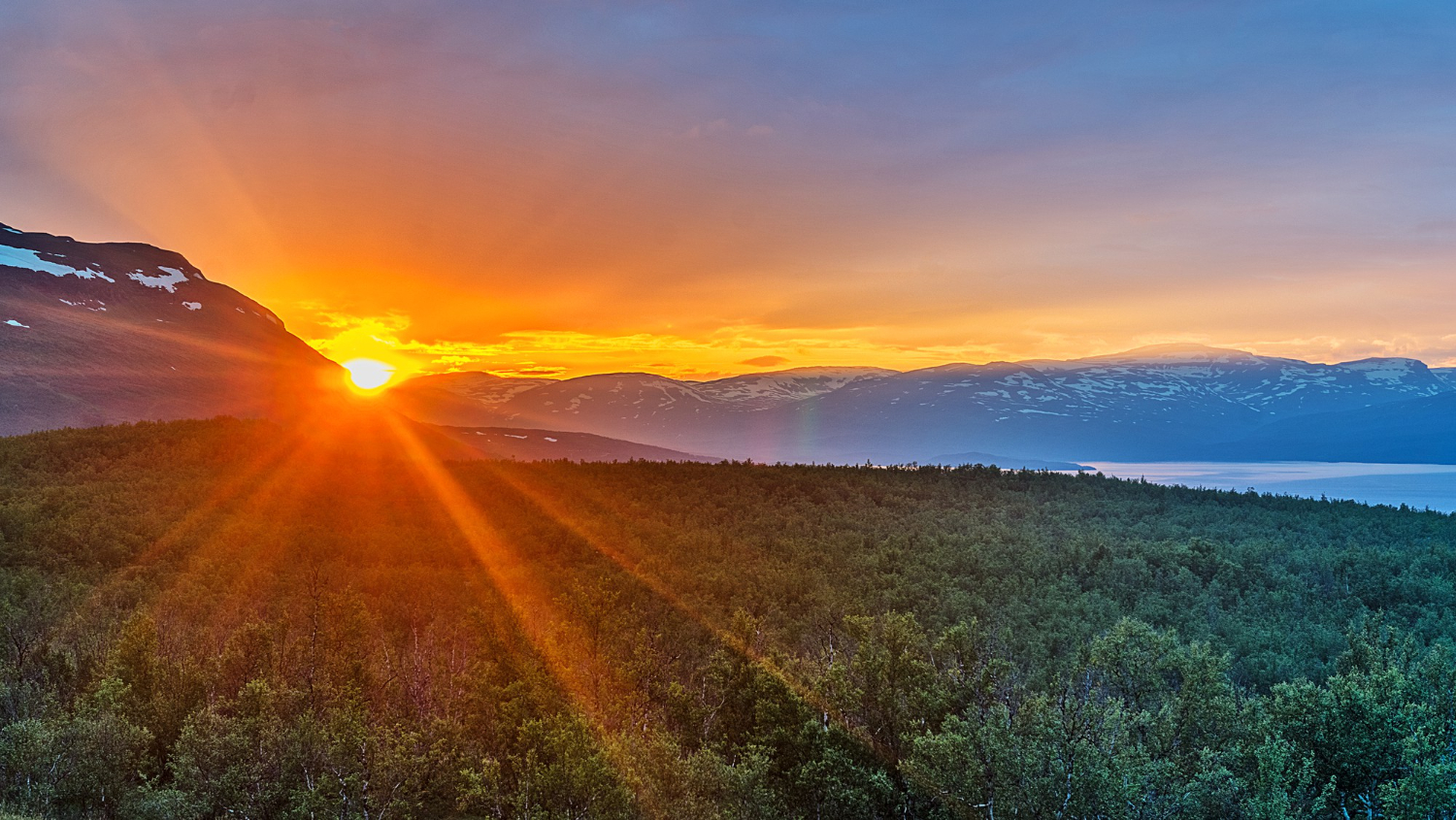 Abisko nationalpark i Lappland
